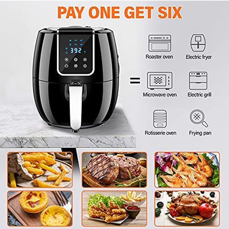 Hot Non Stick Oven Cooker Smart Electric Air Fryer - 2 