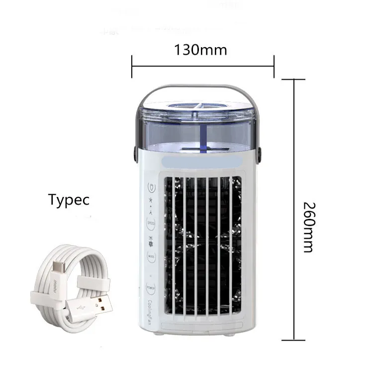 4-ü 1-də Mini Portativ Soyuducu Kondisioner Fan