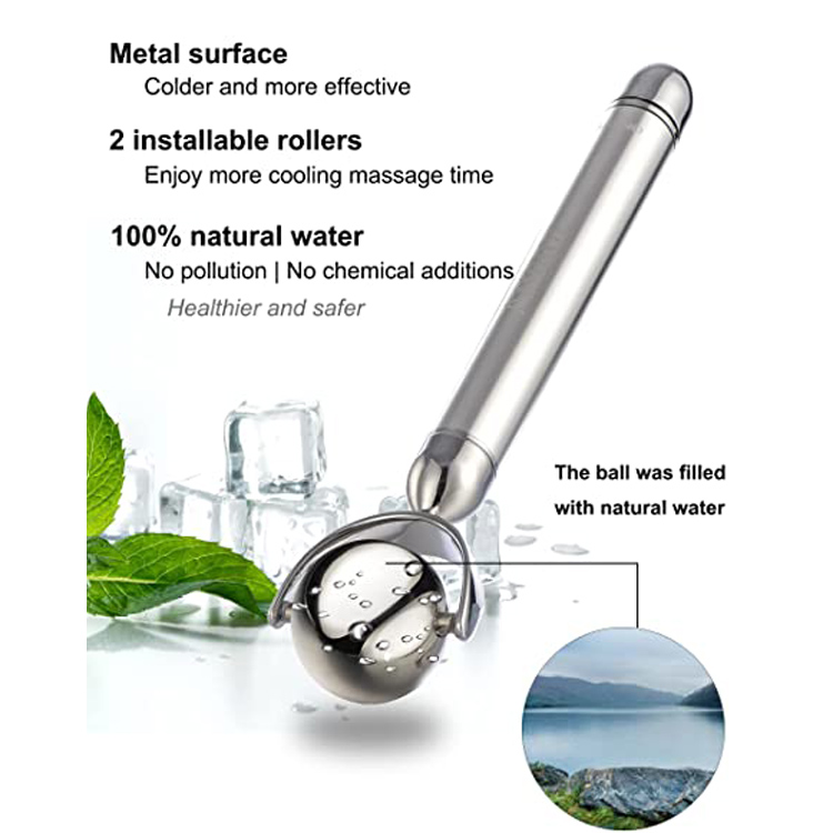 New Design Beauty Facial Tools Electric Ice Roller Massage - 4 