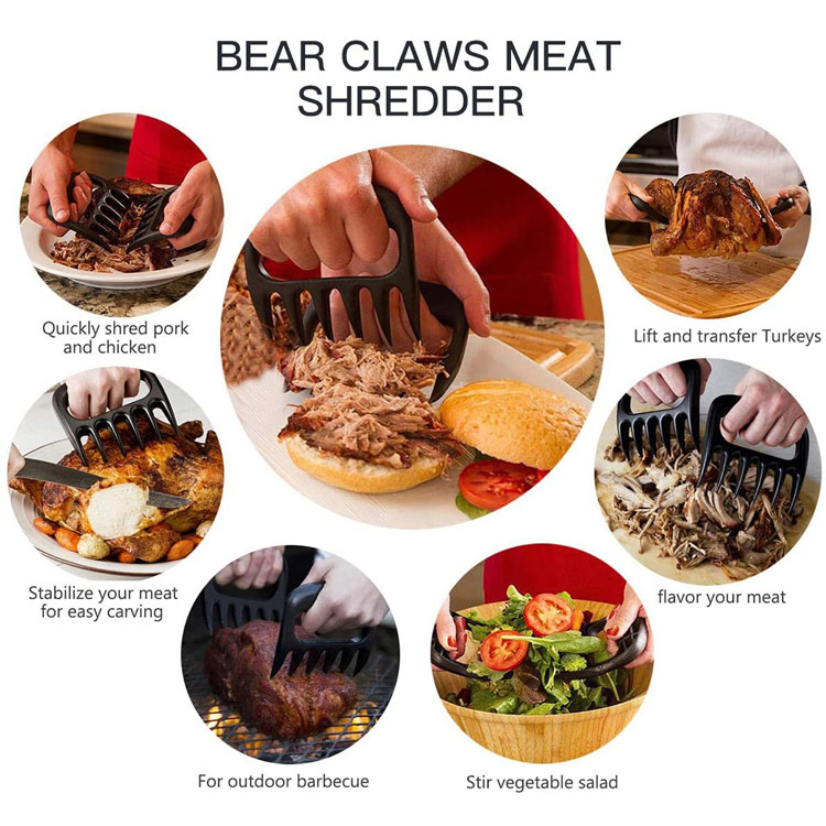 Bear Paws Meat Claws Pork Shredder for BBQ - 4 