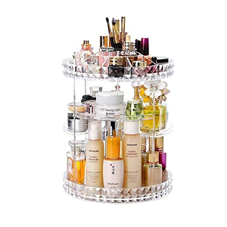 Stackable Acrylic Cosmetic Storage Box Makeup Organizer - 5 