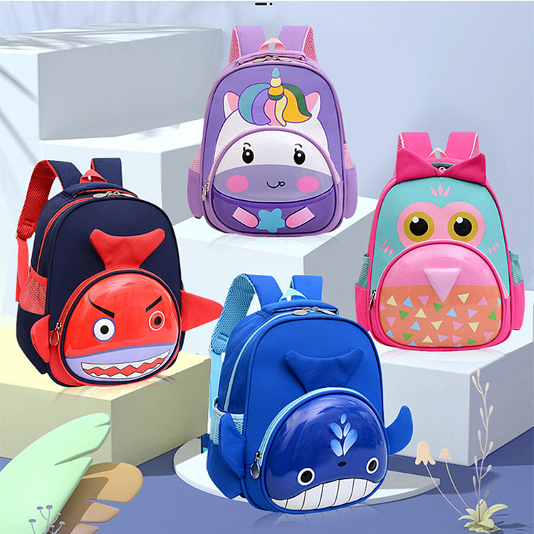 Neoprene School Bags Kindergarten Kids Cartoon Backpack - 7 