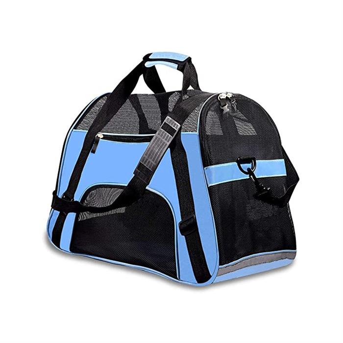 Cestovná taška s mäkkým obojstranným prepravcom domácich miláčikov schválená leteckou spoločnosťou