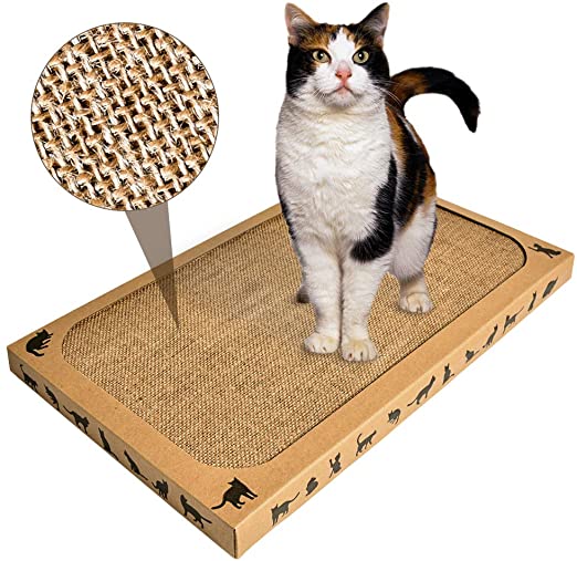Almofada anti-derrapante para arranhões de brinquedo para gato sisal