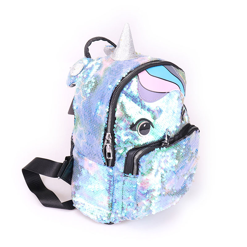 Unicorn Sequin Backpack - 0