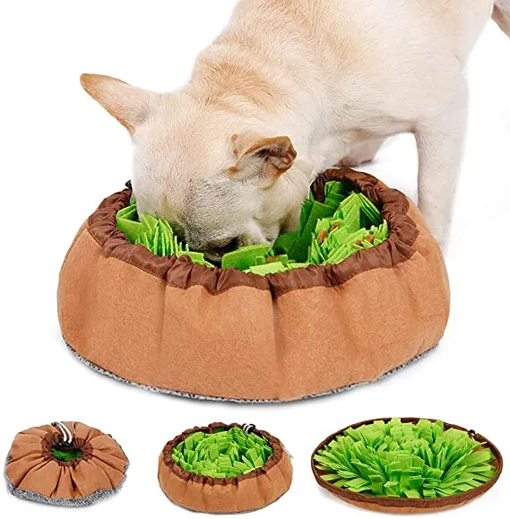 Collapsible Foraging Bowl Sniffing Pad Dog Snuffle Mat