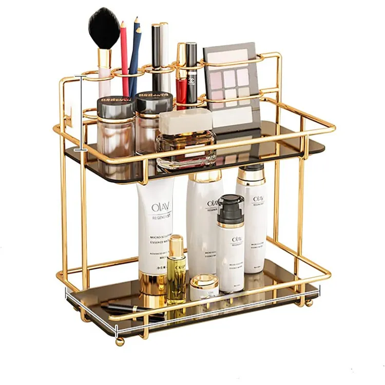 Kosmetisk bordpladehylde Display Storage Rack Organizer