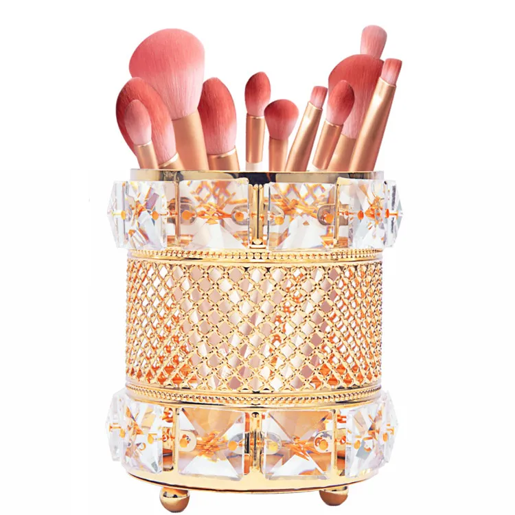 Crystal Flawless Cosmetic Makeup Brush Holder