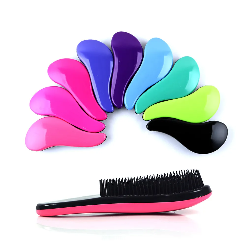 Custom Logo Anti-Knot Massage Comb Detangling Brush