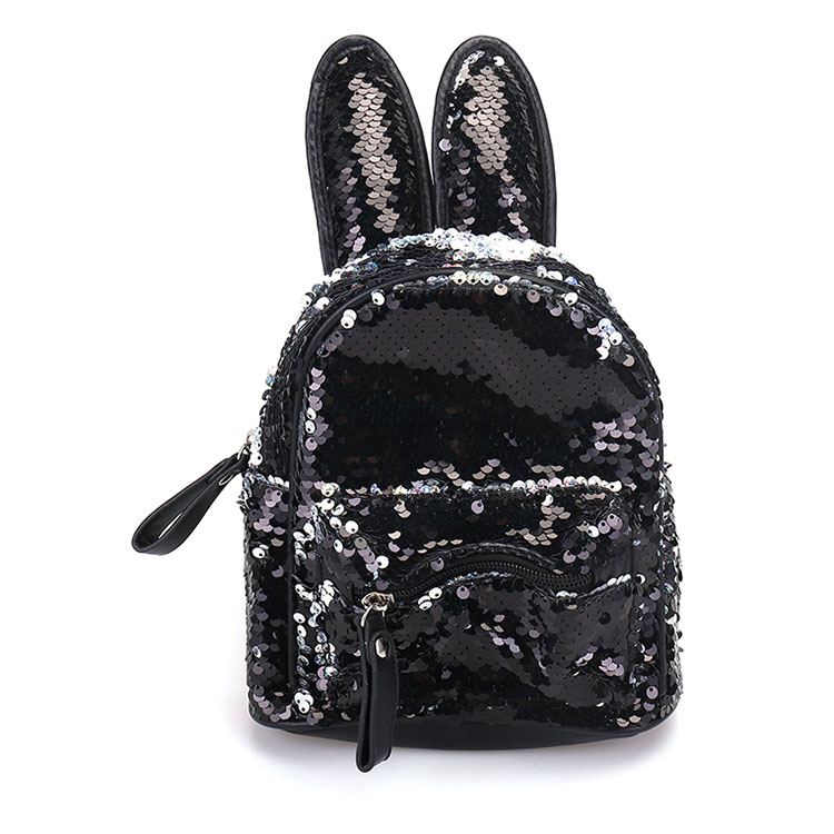 Sevimli renkli tavşan kulağı sırt çantası