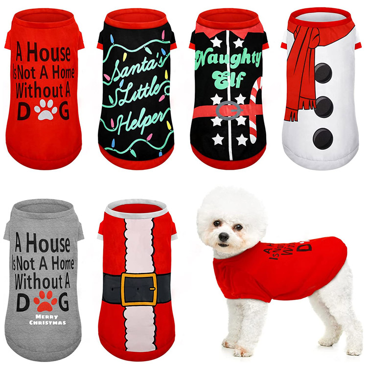 Божиќна Божиќна облека за кучешки костими за кутре
