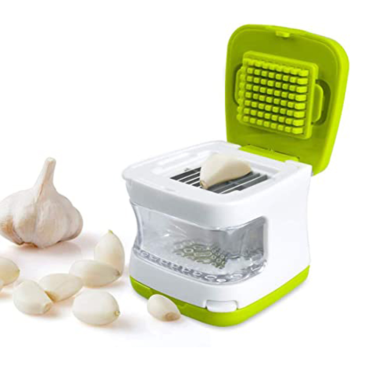ทำความสะอาดง่าย Clove Cube Tool Kitchen Garlic Press