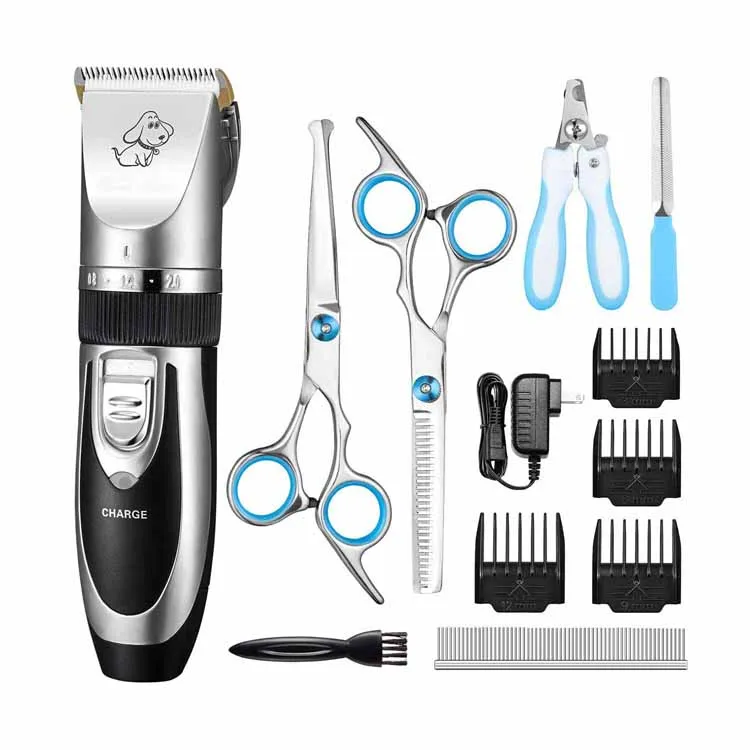 Electric Rechargeable Pet Clippers Dog Grooming Kit