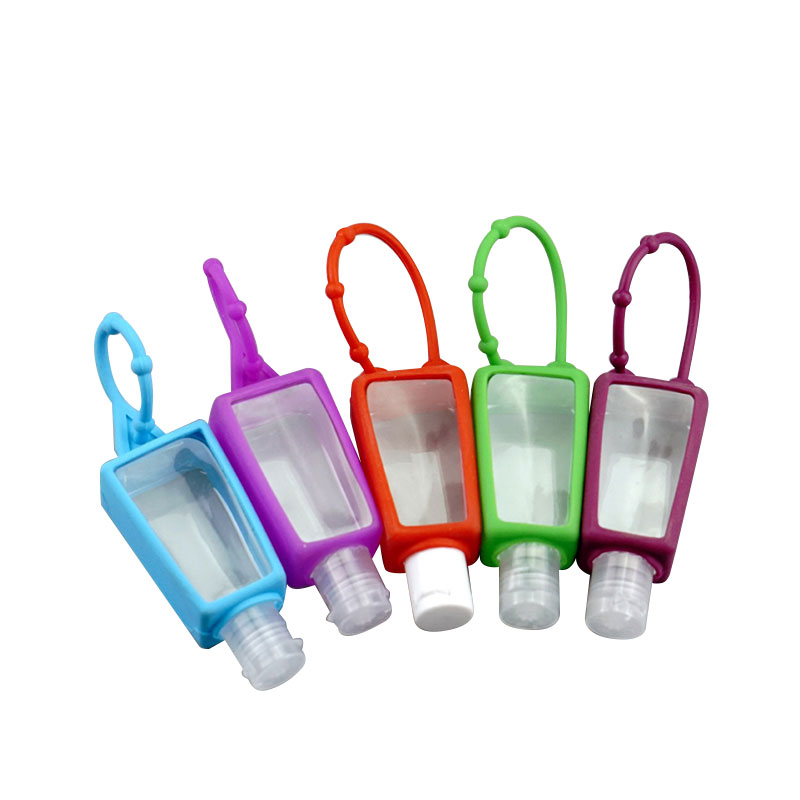 Empty Hand Sanitizer Bottle With Silicone Holder