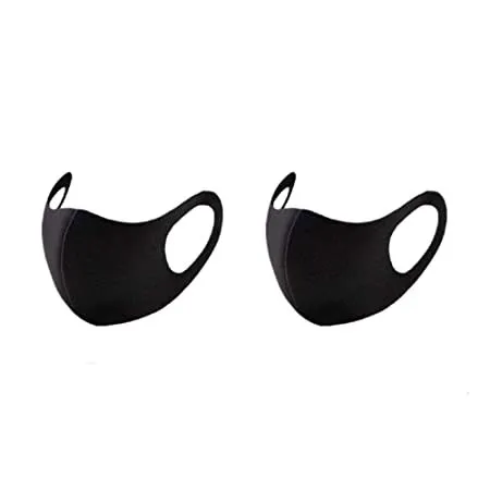 Модна црна маска од памучног лица за вишекратну употребу