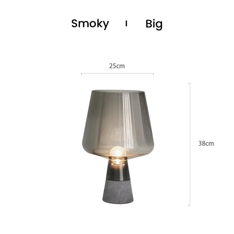 Hot-selling Cement Industrial Smoky Mushroom Table Lamp