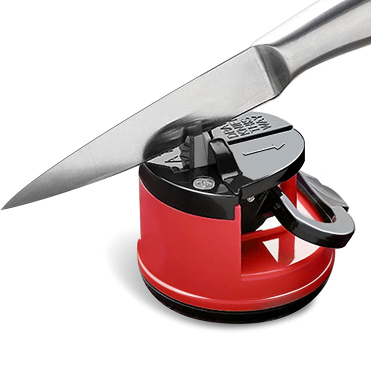 Kuhinjski mini brusilnik za nože s priseskom