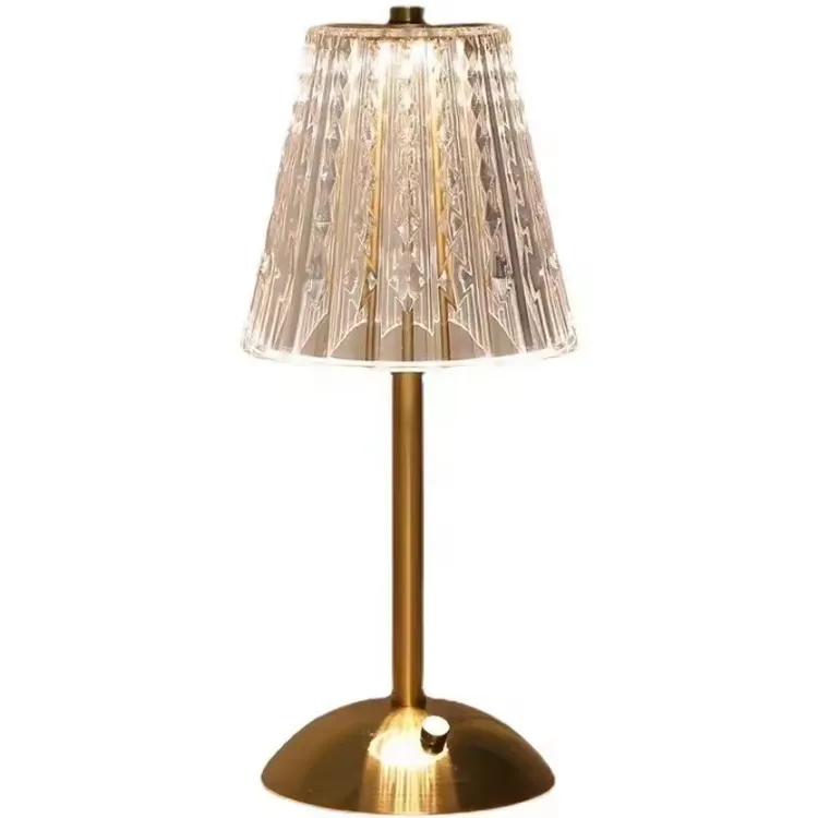 Modern Crystal Ambiance Decorative Romantic Table Lamp