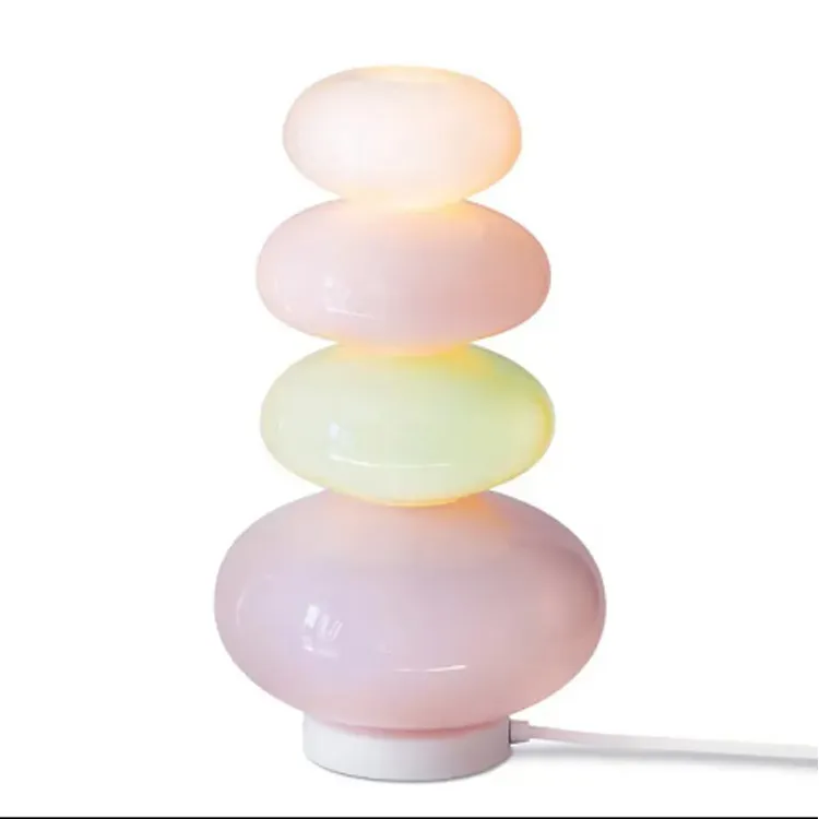 Modern Fashion Candy Iridescent Macaron Colorful Desk Lamp