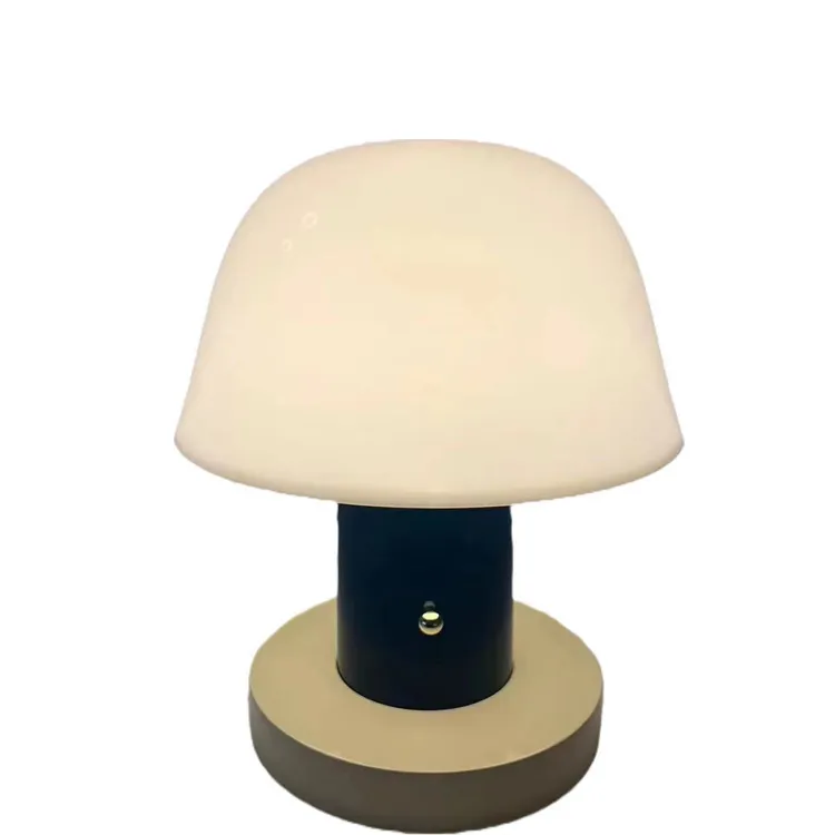 Nová dizajnová stolová lampa Mushroom Home s dotykovým ovládaním