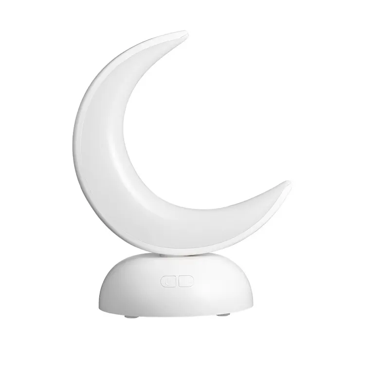 Night Light LED Warm White Two Color Moon Table Lamp
