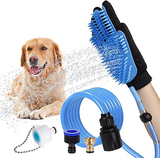 Instrument de scăldat pentru animale de companie Kit de spălare pentru câini Mănușă de îngrijire pentru masaj