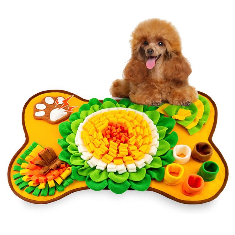 Игрушка-головоломка для домашних животных Slow Feeder Training Dog Snuffle Mat