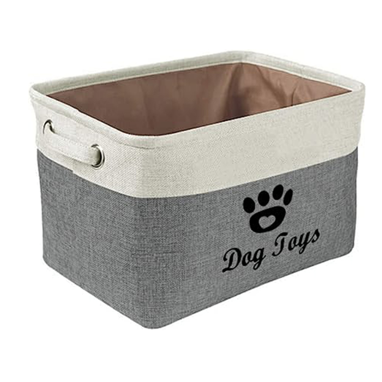 Сгъваема кошница за органайзер за кучета Кутия за съхранение на играчки за домашни любимци