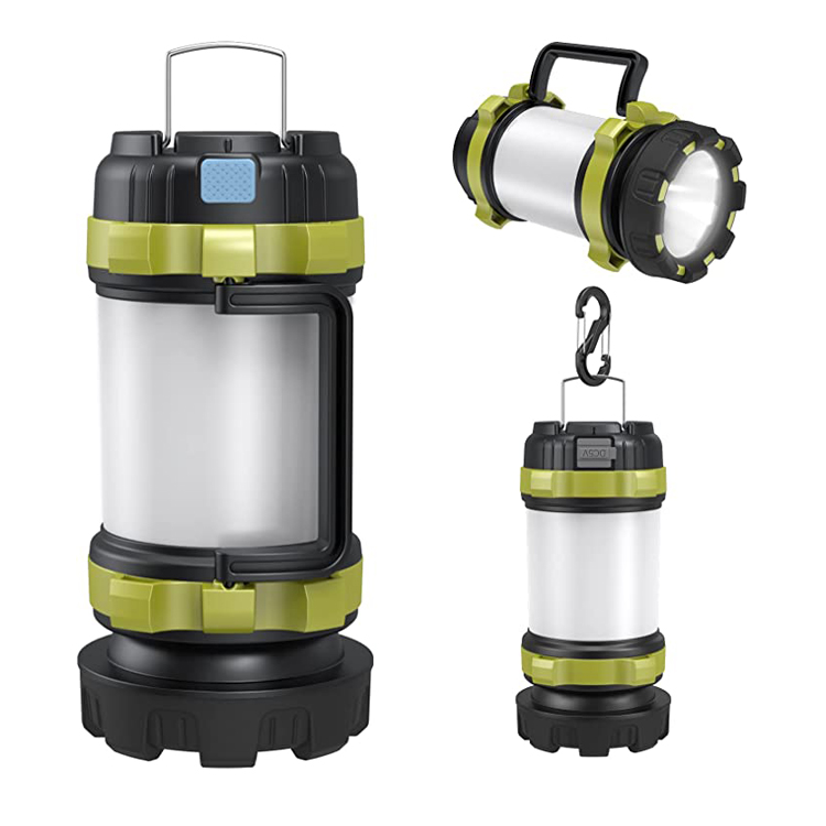 Portable Outdoor Flashlight Rechargeable LED Camping Lantern