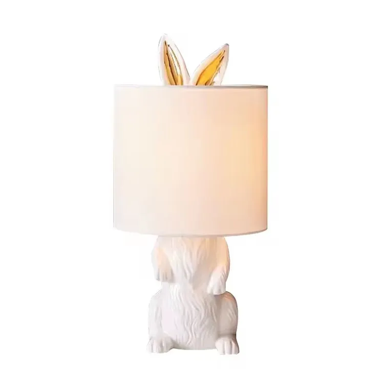 Post Modern Creative Design Parlor Kids Rabbit Table Lamps