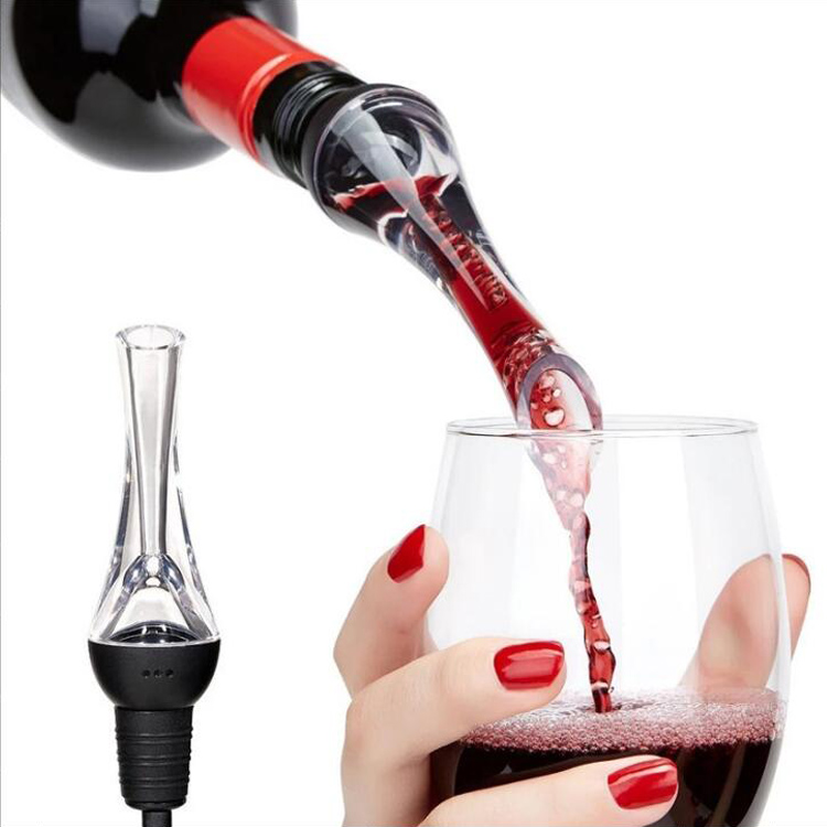 Premium Aerating Spout Wine Aerator Pourer with Stopper