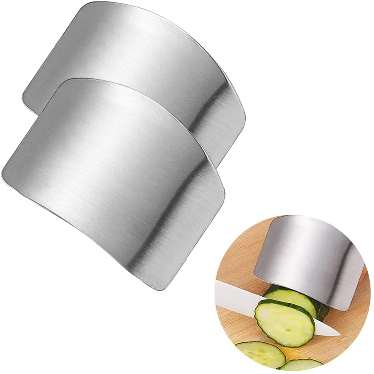 Premium Kitchen Stainless Steel Finger Guard Protector