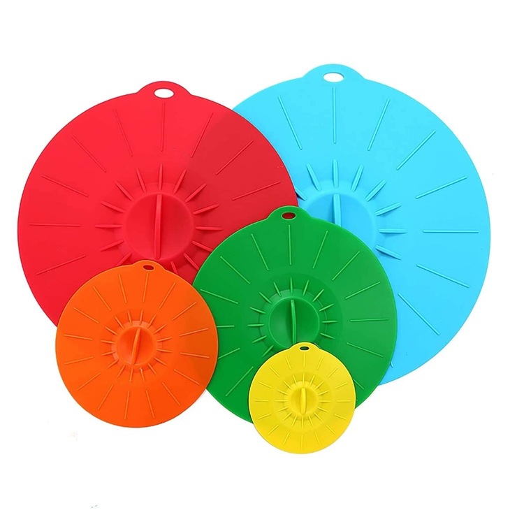 Heat Resistant Silicone Food Lids Microwave Cover