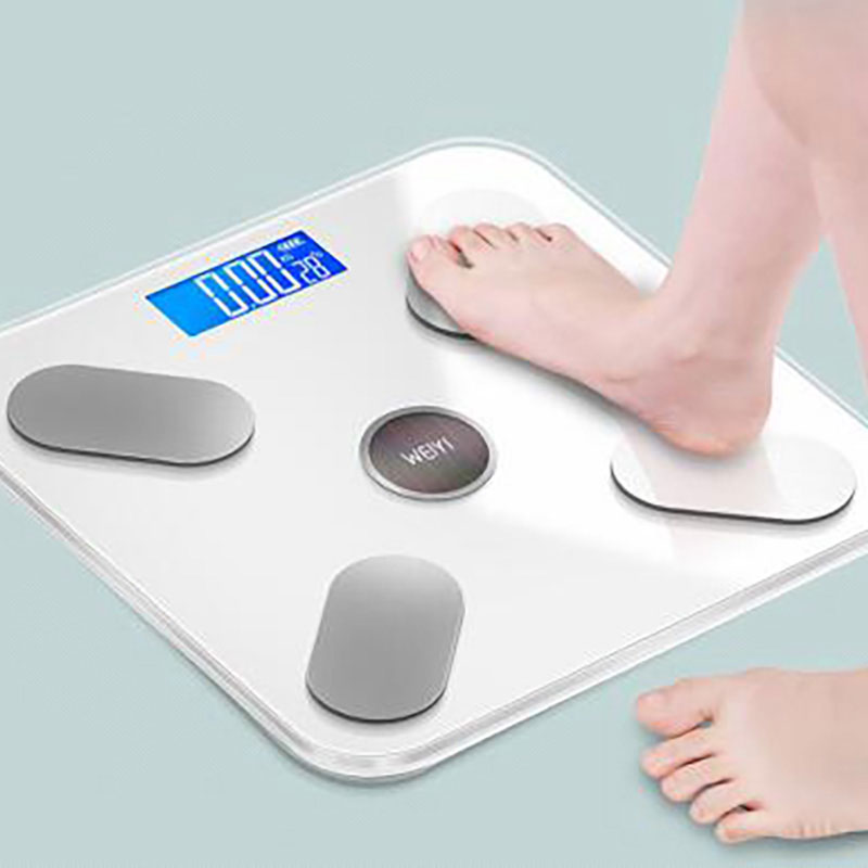 موازين الجسم الذكية والوزن الإلكترونية الرقمية - 4 