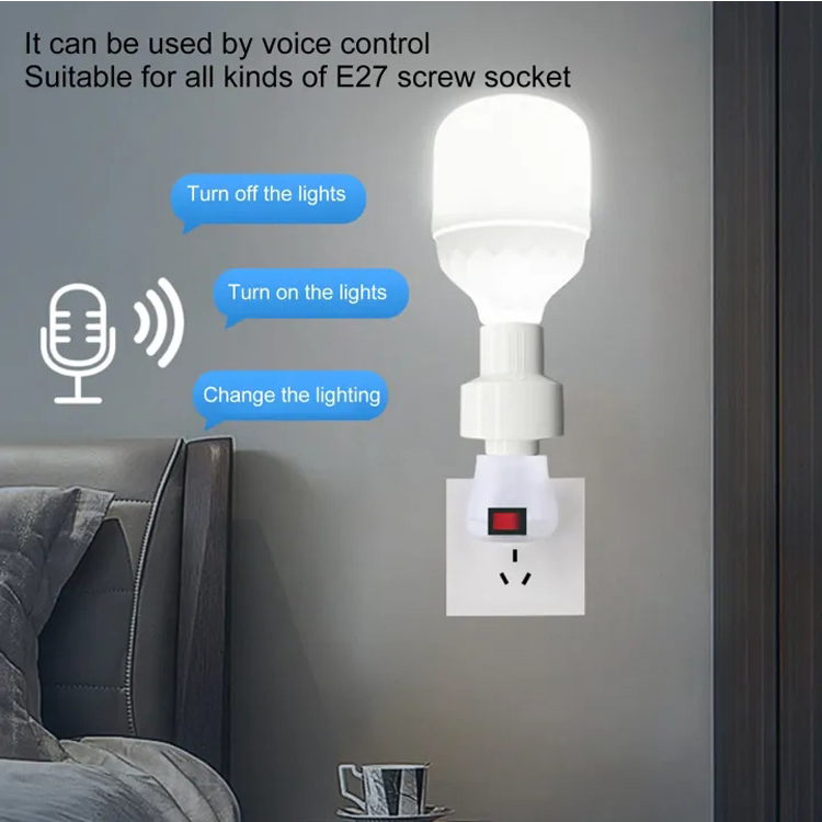 Smart Light Sem Wi-Fi Offline Lâmpada de Controle de Voz