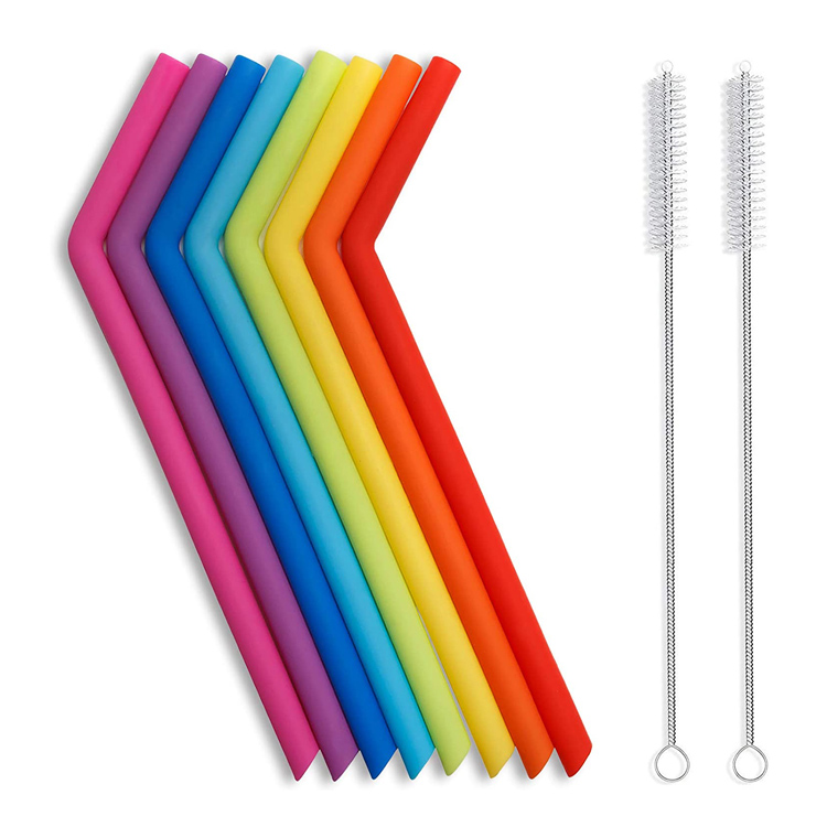 Smoothie Reusable Silicone Drinking Straws