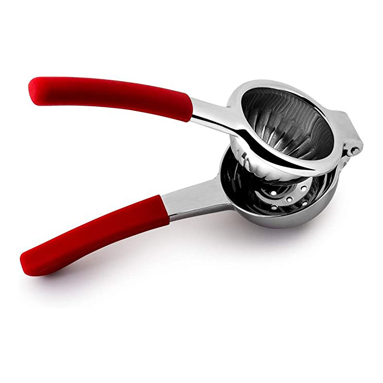 Stainless Steel Lemon Squeezer with Silicone Handle
