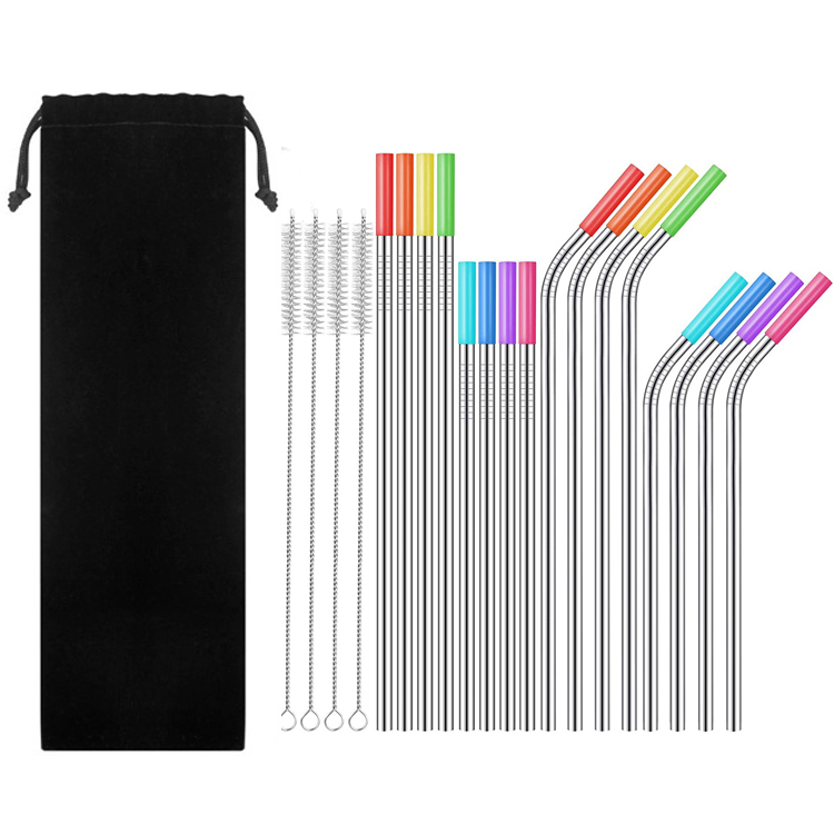 Reusable Drinking Metal Stainless Steel Straw