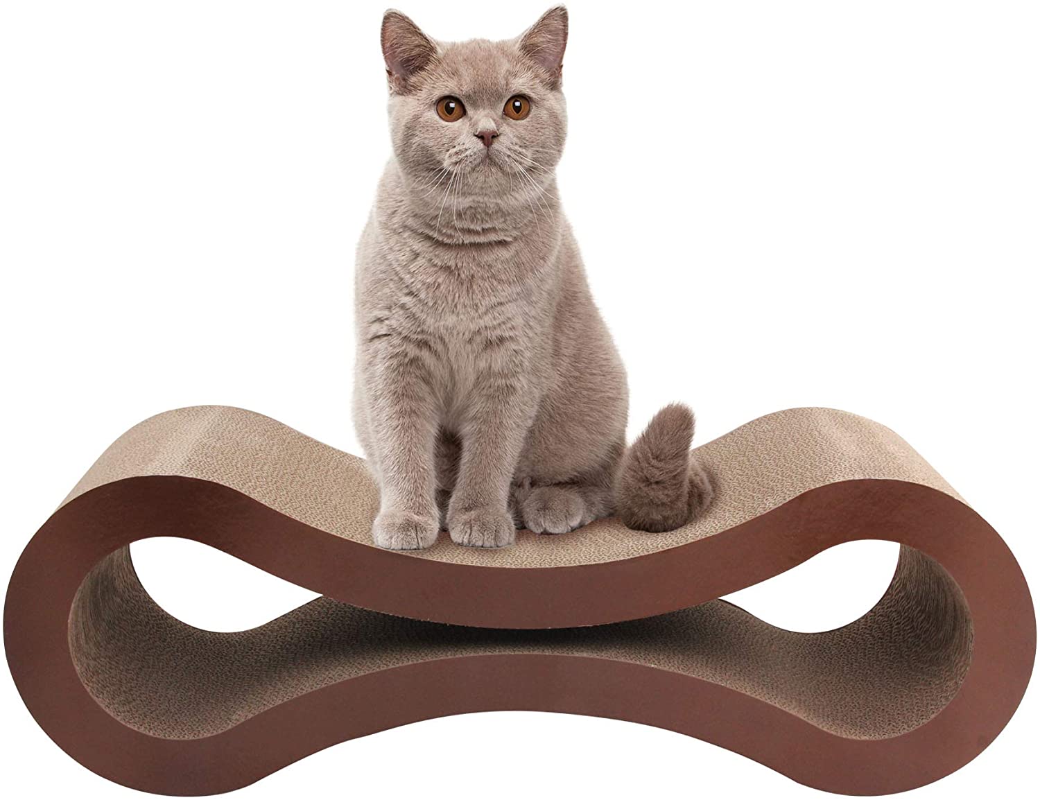 متفوقة Catnip Cardboard Bed Cat Scratcher Lounge - 0 