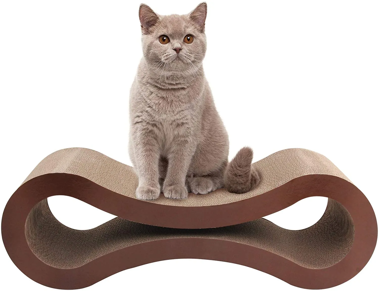 Üstün Catnip Cardboard Bed Cat Scratcher Lounge