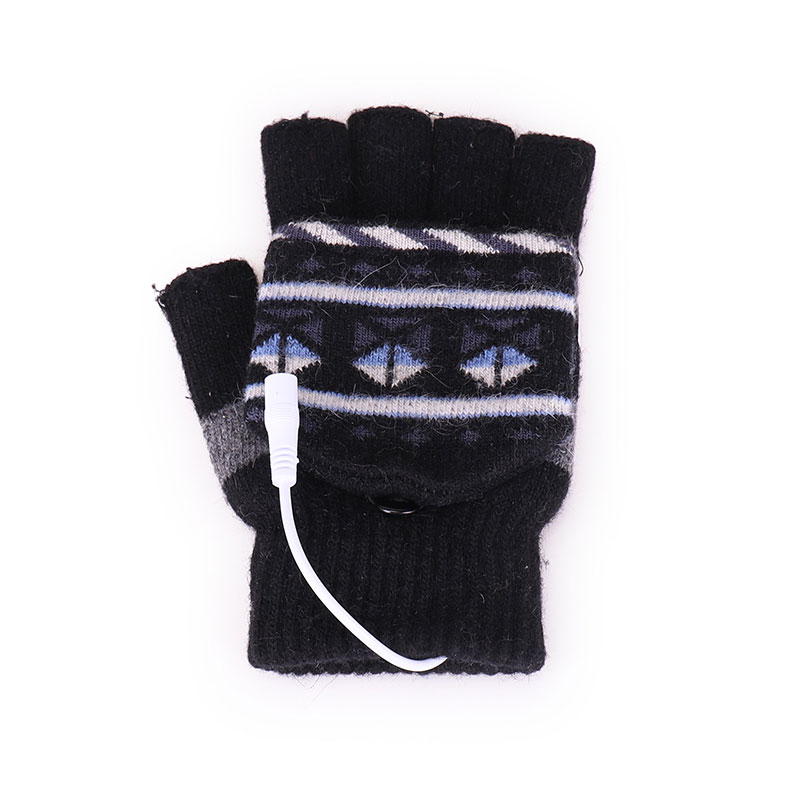 USB Electric Heated Knitted Gloves