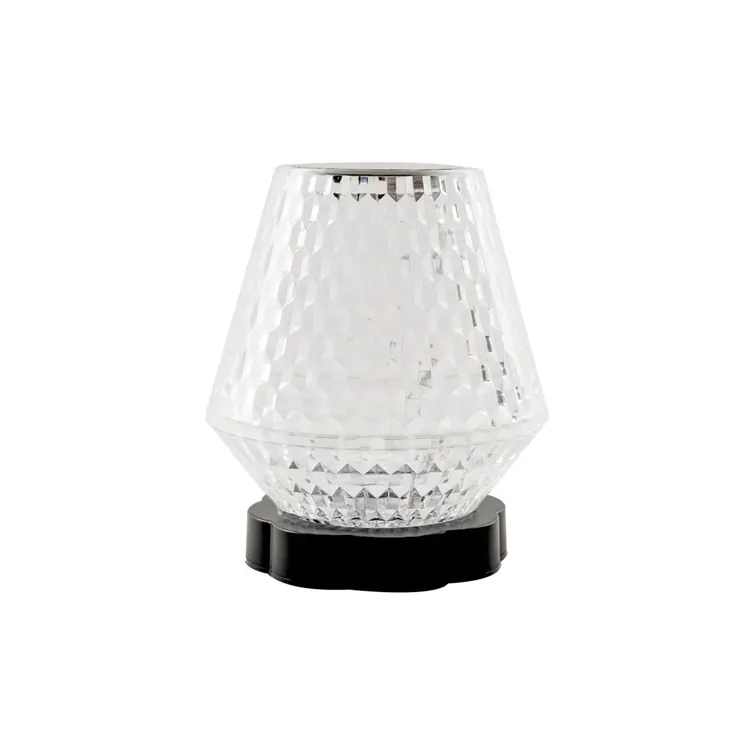 USB LED Wine Glass Shape Crystal Atmosphere Desk Lamp