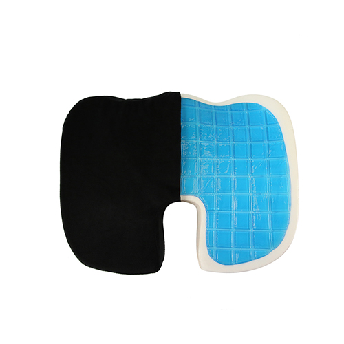 Coccyx Cooling Gel Orthopedic Memory Foam Seat Cushion - 4 