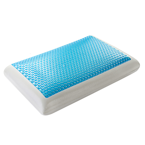 Neck Support Cooling Gel Memory Foam Pillow - 4 