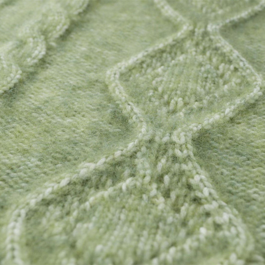 बहु रंग Crochet इंद्रधनुष यार्न बुनाई के लिए 6.2NM फैंसी यार्न - 1 
