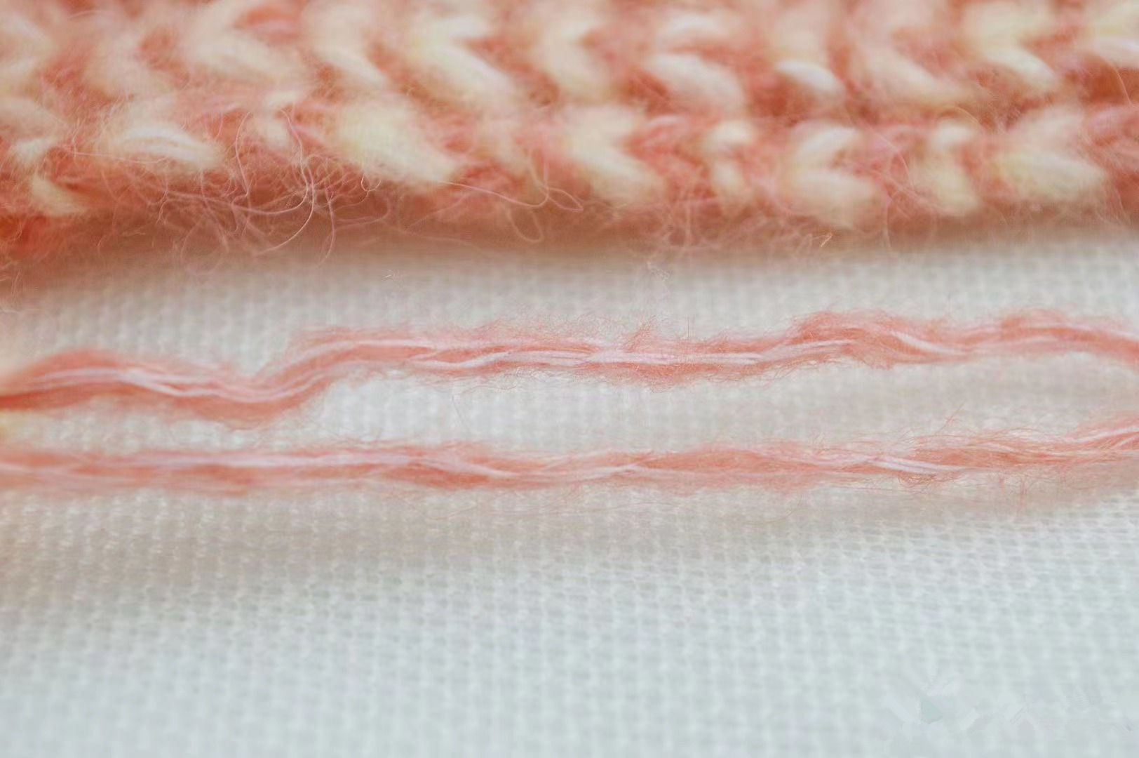 46% Acrylic 30% polyester 16% Nylon 8%Wool Multi Color Crochet Yarn - 3