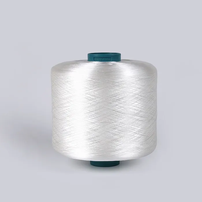 Bright white FDY polyester yarn