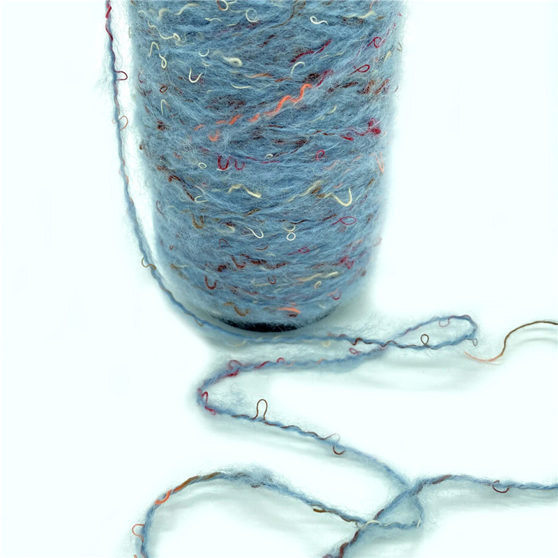 Bulk 85% acrylic Mohair silk yarn for scarf sweater DIY