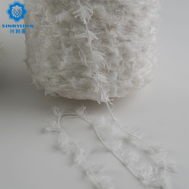 Crystal Mink Yarn 16NM 10NM 100%Nylon Shining Bright Mink Yarn for Knitting - 13 