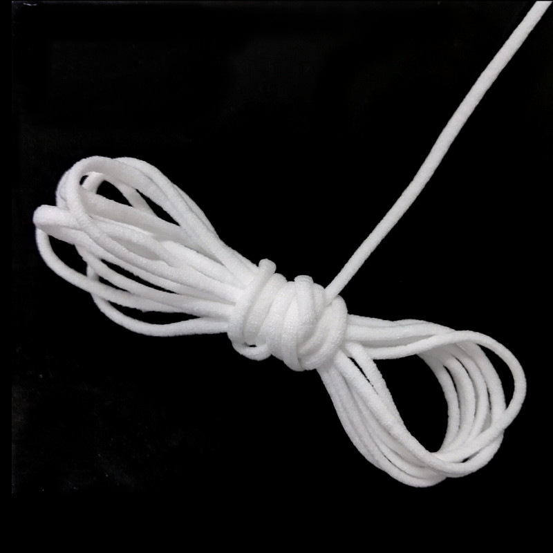 Factory wholesale white medical surgical N95 breathing mask making material rope for madical mask - 2